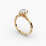 Load image into Gallery viewer, Pear Shape Lab-Grown Diamond Ring — 6-Prong Setting with Wide Band | IGI Certified | 10K/14K/18K Gold
