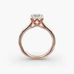 Load image into Gallery viewer, Princess Cut Lab-Grown Diamond Ring — 6-Prong Setting with Wide Band | IGI Certified | 10K/14K/18K Gold
