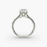 Load image into Gallery viewer, Princess Cut Lab-Grown Diamond Ring — 6-Prong Setting with Wide Band | IGI Certified | 10K/14K/18K Gold
