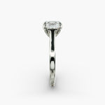 Load image into Gallery viewer, Princess Cut Lab-Grown Diamond Ring — 6-Prong Setting with Wide Band | IGI Certified | 10K/14K/18K Gold
