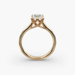 Load image into Gallery viewer, Princess Cut Lab-Grown Diamond Ring — 6-Prong Setting with Wide Band | IGI Certified | 10K/14K/18K Gold
