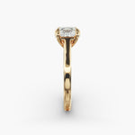 Load image into Gallery viewer, Princess Cut Lab-Grown Diamond Ring — 6-Prong Setting with Wide Band | IGI Certified | 10K/14K/18K Gold
