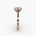 Load image into Gallery viewer, Lab Grown Radiant Diamond Ring | Six-Prong Classic Solitaire | 0.50–5.00 CT | IGI Certified | 10K/14K/18K Gold Choices
