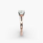 Load image into Gallery viewer, Cushion Lab-Grown Diamond Solitaire Ring – 4-Prong Classic | IGI Certified | 10K/14K/18K Gold
