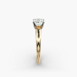 Load image into Gallery viewer, Cushion Lab-Grown Diamond Solitaire Ring – 4-Prong Classic | IGI Certified | 10K/14K/18K Gold
