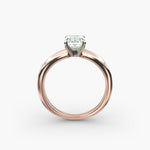 Load image into Gallery viewer, Emerald Lab-Grown Diamond Solitaire Ring – 4-Prong Classic | IGI Certified | 10K/14K/18K Gold
