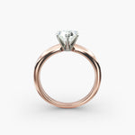 Load image into Gallery viewer, Heart Lab-Grown Diamond Solitaire Ring – 5-Prong Classic | IGI Certified | 10K/14K/18K Gold
