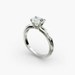 Load image into Gallery viewer, Heart Lab-Grown Diamond Solitaire Ring – 5-Prong Classic | IGI Certified | 10K/14K/18K Gold
