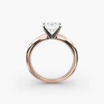 Load image into Gallery viewer, Princess Lab-Grown Diamond Solitaire Ring – 4-Prong Classic | IGI Certified | 10K/14K/18K Gold
