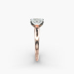 Load image into Gallery viewer, Elegant Radiant Cut Lab Diamond Ring | Four Prong Mount | 0.50–5.00 Carat | IGI Certified | Available in Yellow, White, Rose Gold
