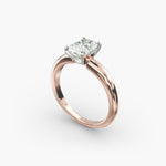 Load image into Gallery viewer, Elegant Radiant Cut Lab Diamond Ring | Four Prong Mount | 0.50–5.00 Carat | IGI Certified | Available in Yellow, White, Rose Gold
