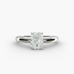 Load image into Gallery viewer, Elegant Radiant Cut Lab Diamond Ring | Four Prong Mount | 0.50–5.00 Carat | IGI Certified | Available in Yellow, White, Rose Gold
