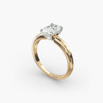 Load image into Gallery viewer, Elegant Radiant Cut Lab Diamond Ring | Four Prong Mount | 0.50–5.00 Carat | IGI Certified | Available in Yellow, White, Rose Gold
