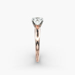 Load image into Gallery viewer, Round Brilliant Lab-Grown Diamond Solitaire Ring – Classic 4-Prong | IGI Certified | 10K/14K/18K Gold
