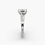 Load image into Gallery viewer, Emerald Lab-Grown Diamond Ring – Leaf Style Design | IGI Certified | 10K/14K/18K Gold
