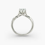 Load image into Gallery viewer, Heart Lab-Grown Diamond Ring – 5-Prong Leaf Style | IGI Certified | 10K/14K/18K Gold
