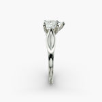 Load image into Gallery viewer, Pear Shape Lab-Grown Diamond Ring — 5-Prong Unique Design | IGI Certified | 10K/14K/18K Gold
