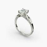 Load image into Gallery viewer, Princess Cut Lab-Grown Diamond Ring — Unique 4-Prong Design | IGI Certified | 10K/14K/18K Gold
