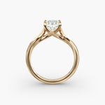 Load image into Gallery viewer, Princess Cut Lab-Grown Diamond Ring — Unique 4-Prong Design | IGI Certified | 10K/14K/18K Gold
