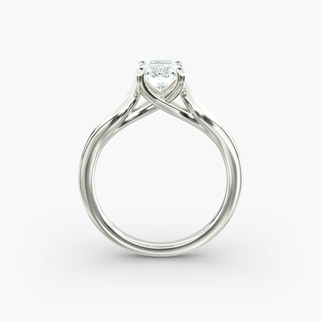 Radiant Cut Unique Style Lab-Grown Diamond Ring | 0.50–5.00 Carat | IGI Certified | Yellow, White, Rose Gold