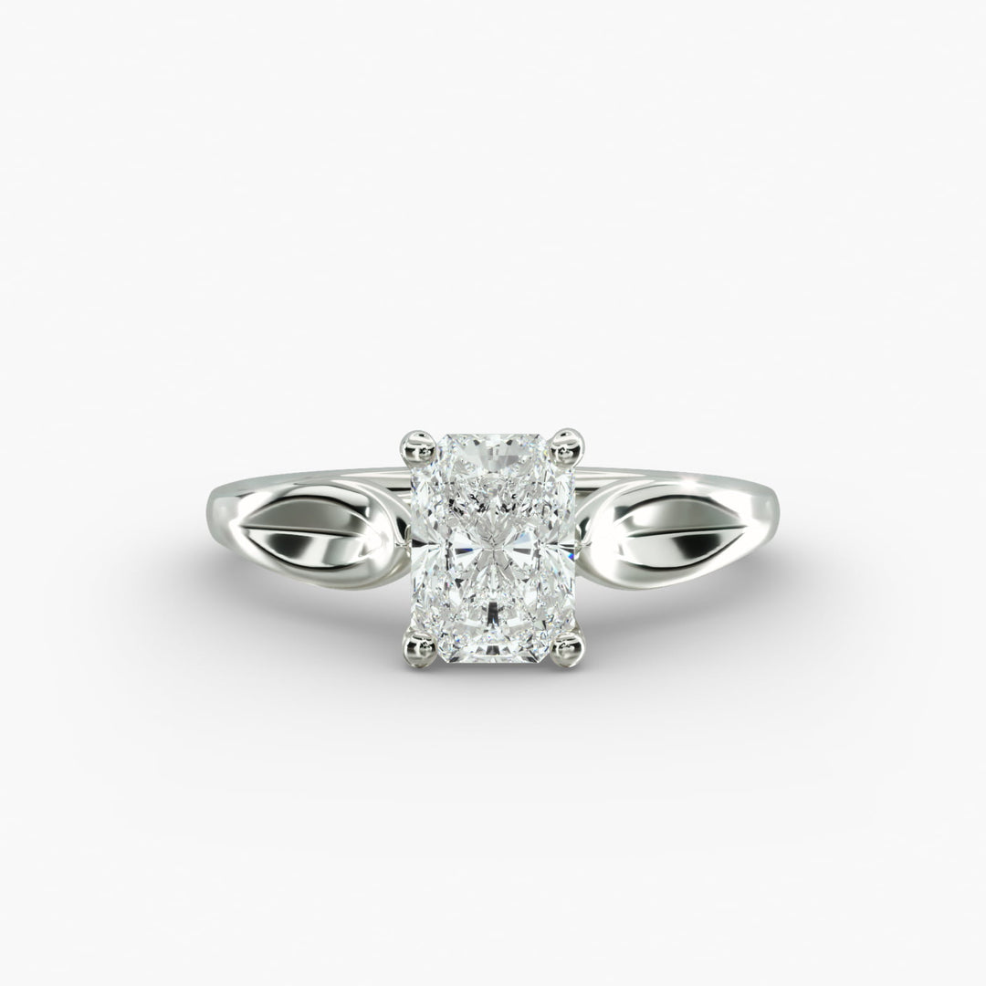 Radiant Cut Unique Style Lab-Grown Diamond Ring | 0.50–5.00 Carat | IGI Certified | Yellow, White, Rose Gold