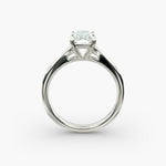 Load image into Gallery viewer, Radiant Cut V-Shape Lab-Grown Diamond Ring | 0.50–5.00 Carat | IGI Certified | Yellow, White, Rose Gold
