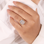 Load image into Gallery viewer, Ready-to-Ship 7 CT Cushion Lab-Grown Diamond Solitaire Ring | 14K Yellow Gold