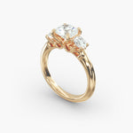 Load image into Gallery viewer, 14k Gold Perfect Round Brilliant Cut Solitaire Diamond Engagement Ring
