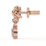 Load image into Gallery viewer, Pear Lab Grown Diamond Drop Earrings 0.59 CTW in 10K 14K 18K White Yellow Rose Gold
