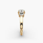 Load image into Gallery viewer, 10K Gold Round Brilliant Cut Solitaire Diamond Engagement Ring
