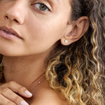 Load image into Gallery viewer, Heart-Shaped Round Lab-Grown Diamond Earrings 0.10 CTW – 26 Stones | Pavé Set | 10K, 14K, 18K Gold | IGI Certified
