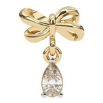 Load image into Gallery viewer, Pear Lab Grown Diamond Drop Earrings 0.59 CTW in 10K 14K 18K White Yellow Rose Gold
