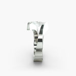 Load image into Gallery viewer, Oval Lab-Grown Diamond Tension Setting Ring – Sleek Modern Style | IGI Certified | 10K/14K/18K Gold
