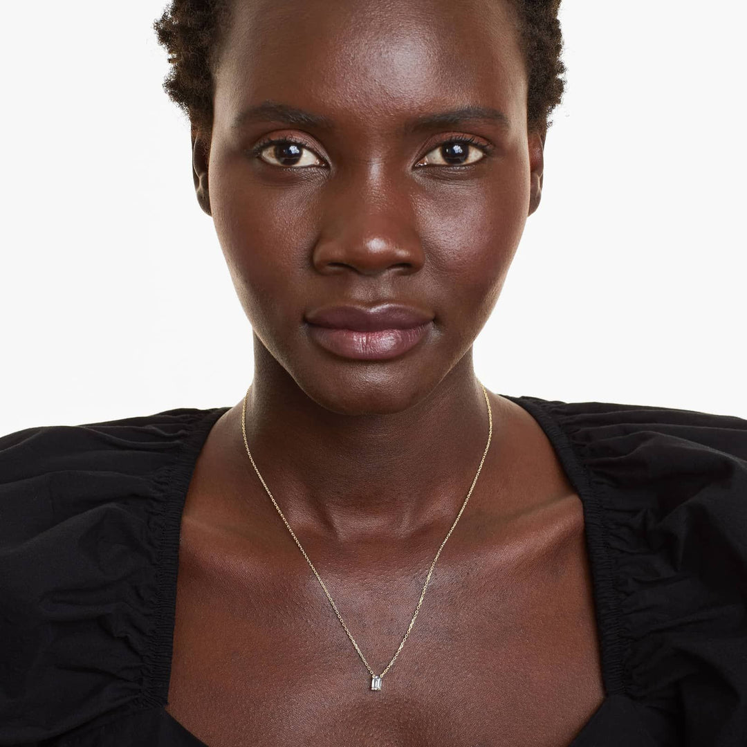 Emerald Cut Lab-Grown Diamond Solitaire Pendant (0.25 to 3.00 CTW - E-F / VVS-VS)