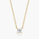 Load image into Gallery viewer, Princess Cut Lab-Grown Diamond Solitaire Pendant (0.25 to 3.00 CTW - E-F / VVS-VS)
