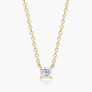 Princess Cut Lab-Grown Diamond Solitaire Pendant (0.25 to 3.00 CTW - E-F / VVS-VS)