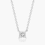 Load image into Gallery viewer, Princess Cut Lab-Grown Diamond Solitaire Pendant (0.25 to 3.00 CTW - E-F / VVS-VS)
