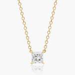 Load image into Gallery viewer, Princess Cut Lab-Grown Diamond Solitaire Pendant (0.25 to 3.00 CTW - E-F / VVS-VS)
