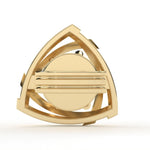 Load image into Gallery viewer, Triangle-Style Round Lab Grown Diamond Earrings 0.94 CTW in 10K 14K 18K White Yellow Rose Gold
