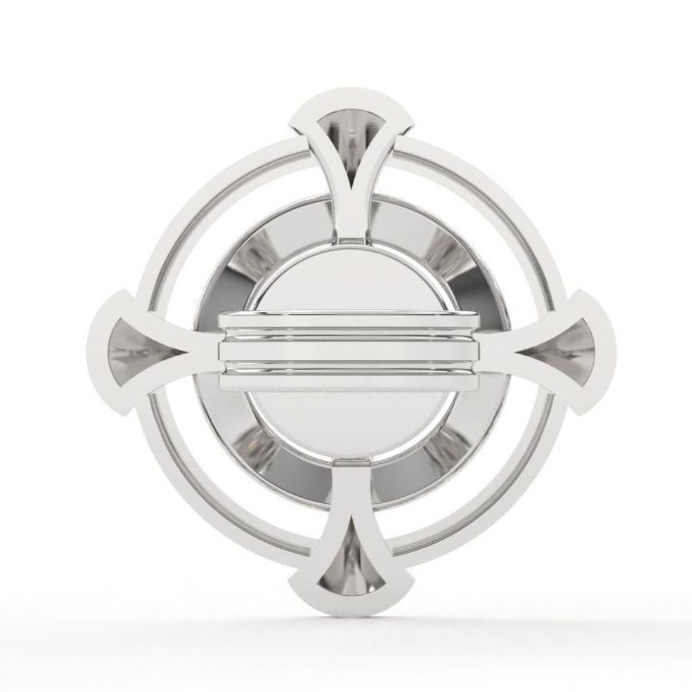 Round Lab Grown Diamond Earrings 0.94 CTW Dot & Leaf Design in 10K 14K 18K White Yellow Rose Gold