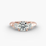 Load image into Gallery viewer, 14k Gold Perfect Round Brilliant Cut Solitaire Diamond Engagement Ring

