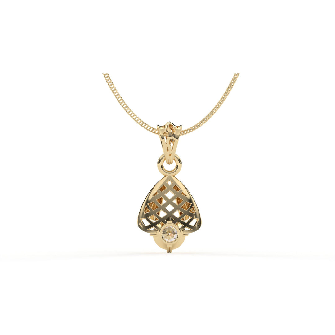 0.47 CT Round Lab-Grown Diamond Pendant Necklace | Solid Gold | Timeless Solitaire Brilliance