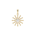 Load image into Gallery viewer, 0.47 CT Lab-Grown Diamond Unique Floral Pendant Necklace | IGI Certified | Elegant Design