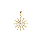0.47 CT Lab-Grown Diamond Unique Floral Pendant Necklace | IGI Certified | Elegant Design