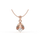 Load image into Gallery viewer, 0.47 CT Round Lab-Grown Diamond Pendant Necklace | Solid Gold | Timeless Solitaire Brilliance
