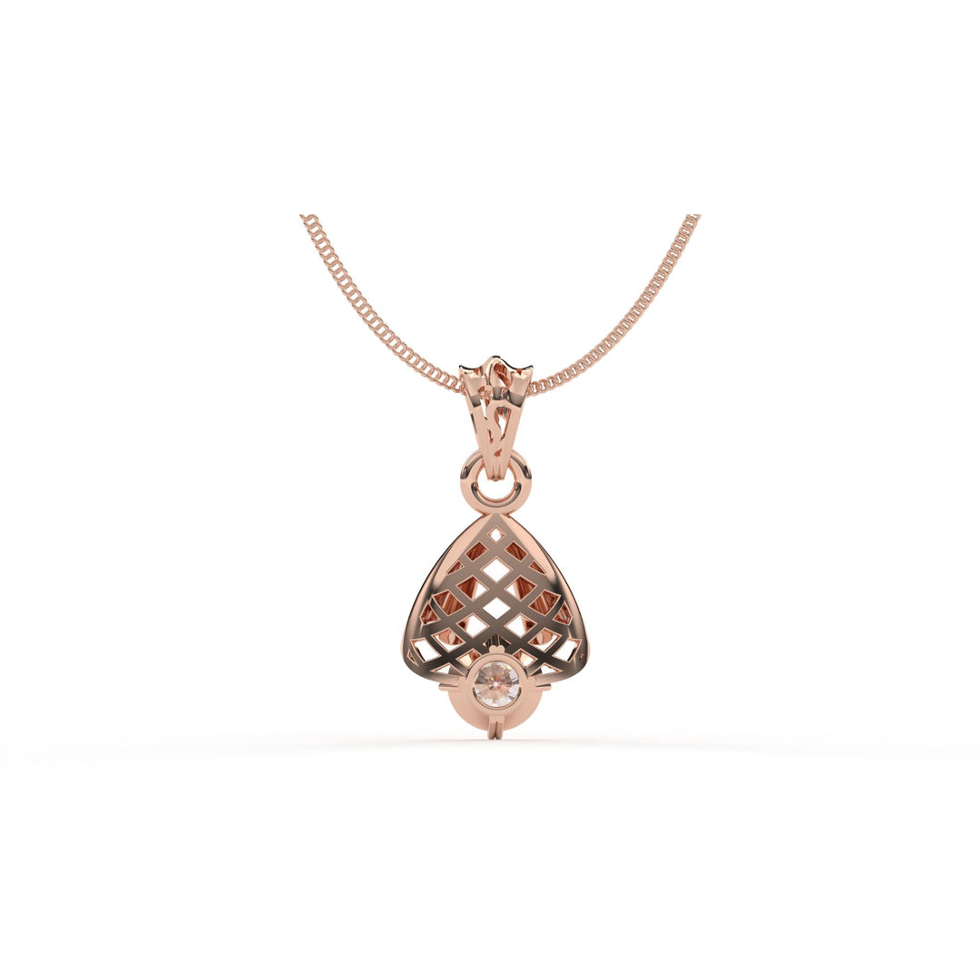 0.47 CT Round Lab-Grown Diamond Pendant Necklace | Solid Gold | Timeless Solitaire Brilliance