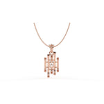 Load image into Gallery viewer, 0.47 CT Lab-Grown Diamond Unique Pendant Necklace | Solid Gold | Modern Elegant Design
