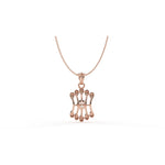 Load image into Gallery viewer, 0.47 CT Lab-Grown Diamond Pendant Necklace | Solid Gold | Modern Elegant Design
