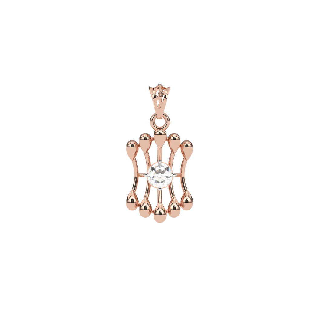 0.47 CT Lab-Grown Diamond Pendant Necklace | Solid Gold | Modern Elegant Design