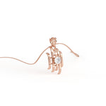 Load image into Gallery viewer, 0.47 CT Lab-Grown Diamond Unique Pendant Necklace | Solid Gold | Modern Elegant Design
